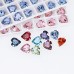 DZ 3025 6*6.6mm 5*5.5 heart shape crystal fancy stone for nail art